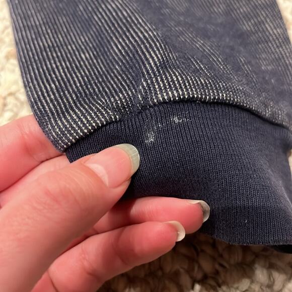 Marc by Marc Jacobs Men's Casual Sweater Sz S Blue Red Stripe Heathered - Picture 5 of 7